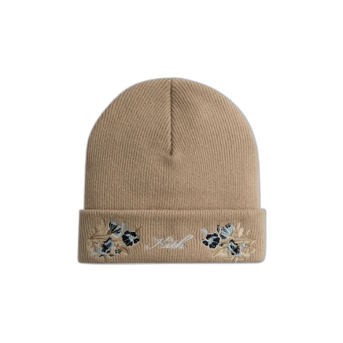 Kith Floral Script Beanie 'Canvas'