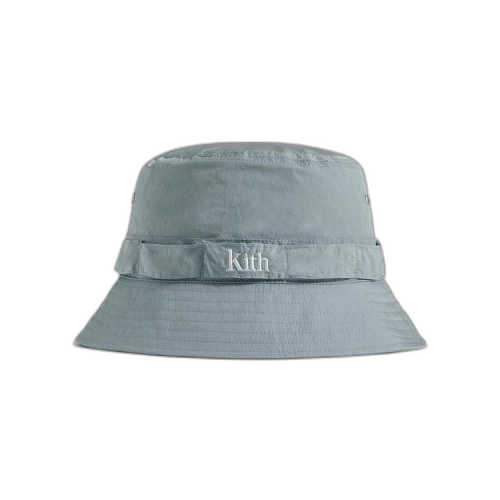 Kith Wrinkle Nylon Serif Bucket Hat 'Light Indigo'