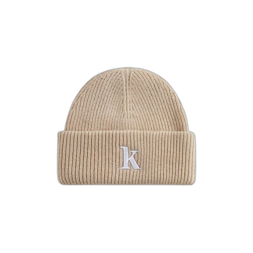 Kith Serif K Cotton Beanie 'Canvas'