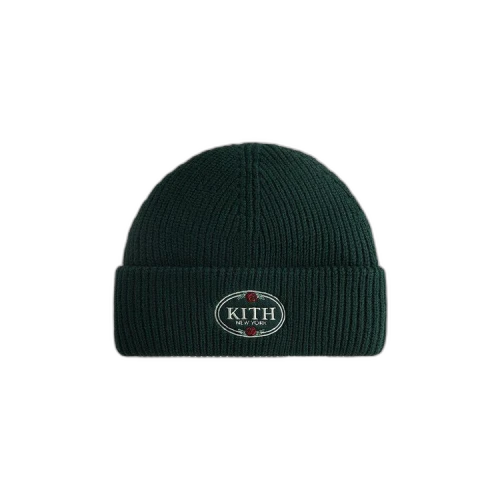 Kith Rose Embroidered Cuffed Beanie 'Stadium'
