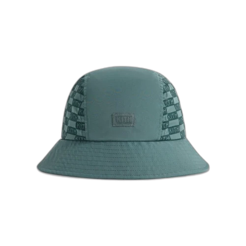 Kith Flocked Nylon Monogram Bucket Hat 'Rhythm'