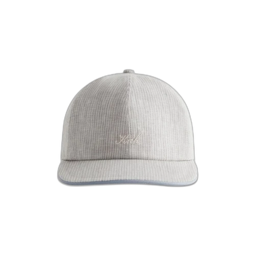 Kith Pinstripe Linen Leggero Cap 'Light Heather Grey'