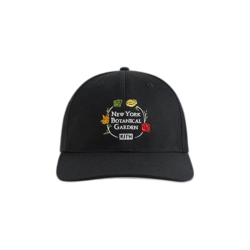 Kith x New York Botanical Garden Twill Aaron Cap 'Black'