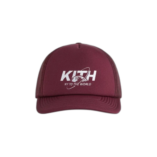 Kith NY to the World Nolan Trucker Hat 'Magma'