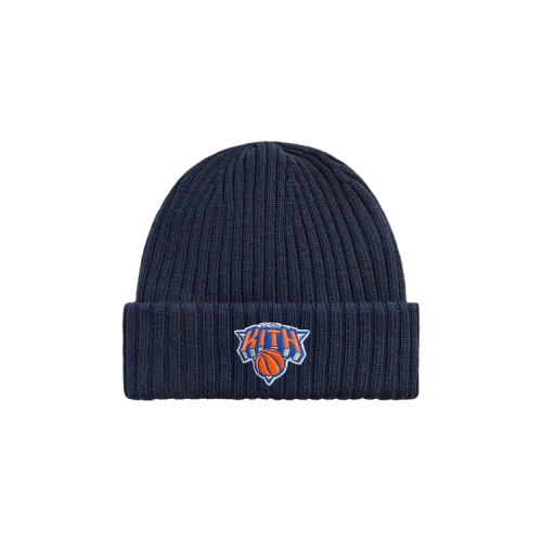 Kith For The New York Knicks Superman Logo Beanie 'Nocturnal'