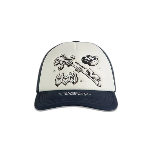 Kith For Roommate Studio Nolan Trucker Hat 'Torpedo'