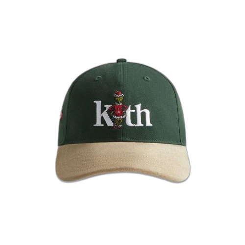 Kith x The Grinch Suede Brim Aaron Cap 'Stadium'