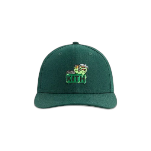 Kith x New Era x Sesame Street Oscar the Grouch 59FIFTY Low Profile Fitted Cap 'Stadium'