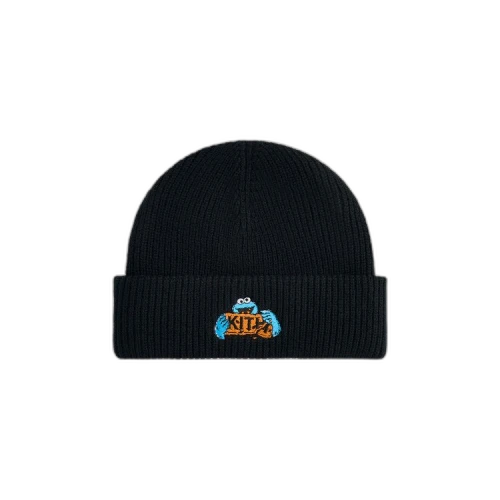 Kith For Sesame Street Cookie Monster Mia Beanie 'Black'