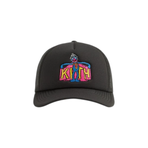 Kith x Sesame Street Super Grover Nolan Trucker Cap 'Black'