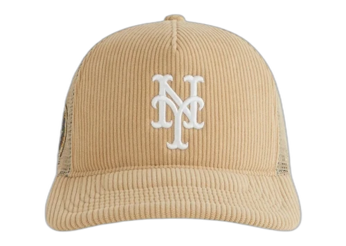 Kith x '47 x New York Mets Corduroy Trucker Hat Canvas