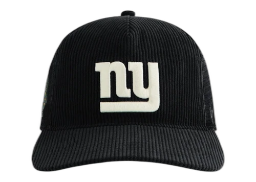 Kith x '47 x New York Giants Corduroy Trucker Hat Black