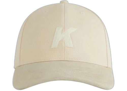 Kith Crochet K Aaron Classic Suede Brim Cap Sandrift