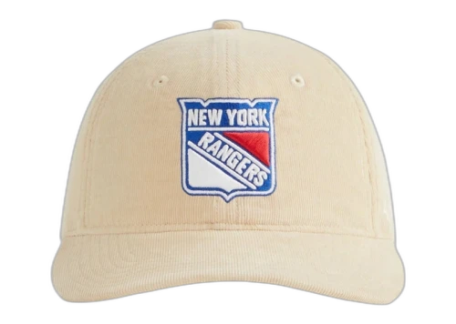 Kith x '47 New York Rangers Micro Cord Franchise LS Cap Sandrift
