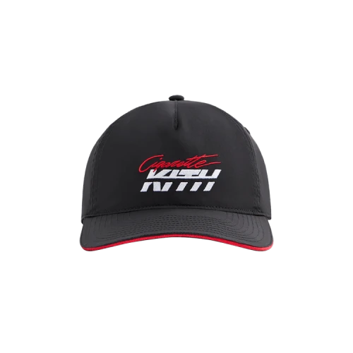 Kith For Cigarette Wrinkle Nylon Bay Speed Low Pinch Crown Snapback 'Black'