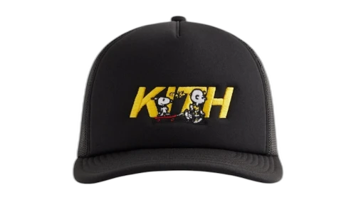 Kith x Peanuts 75 Nolan Poly Foam Trucker Black