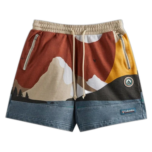 Kith For Columbia Fleece Short 'Sanguine'