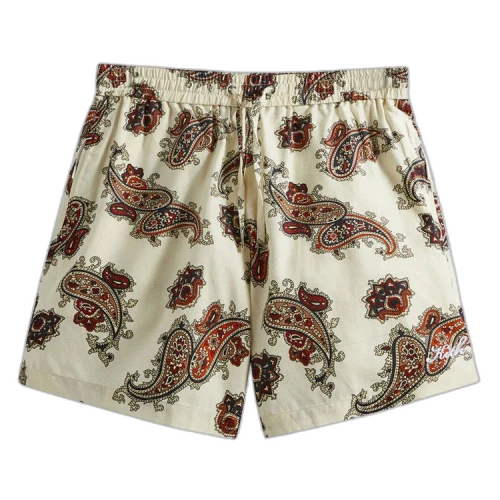 Kith Printed Active Short Silk Paisley 'Sandrift'