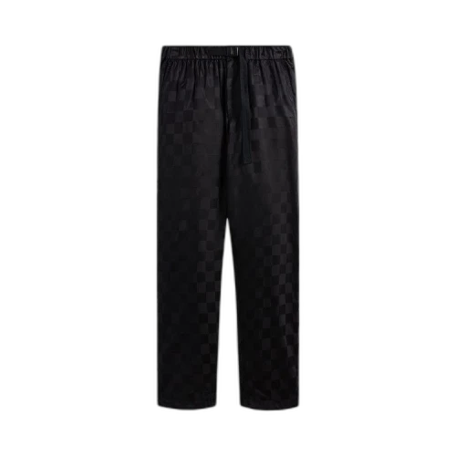 Kith Checkered Satin Davon Pant 'Black'