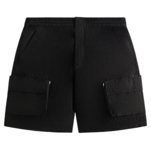 Kith Wrinkle Nylon Evan Cargo Short 'Black'