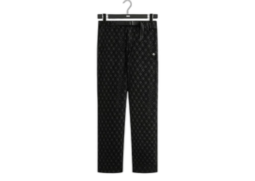 Kith Flocked Monogram Elias Pant Black