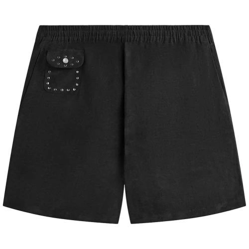 Kith & Kin Cupro Linen Kellen Short 'Black'