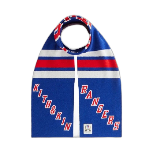 Kith For The New York Rangers New York Knitted Scarf 'Cyclone'