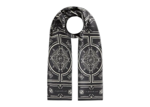 Kith Printed Deco Scarf Black