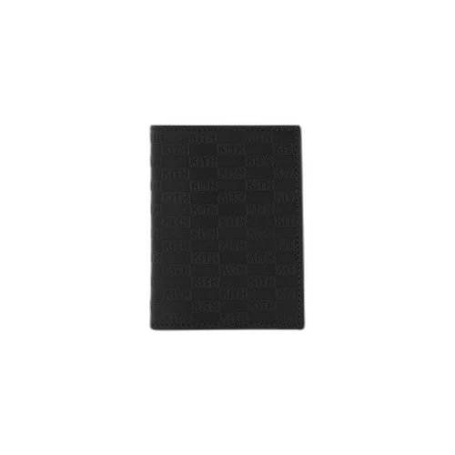 Kith Kithmas Monogram Bi-Fold Wallet Black