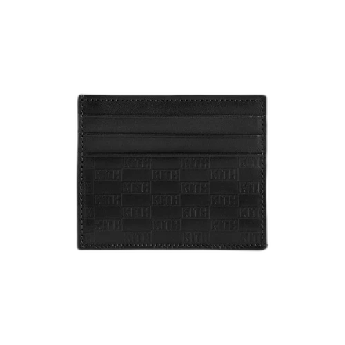 Kith Kithmas Monogram Card Holder Black