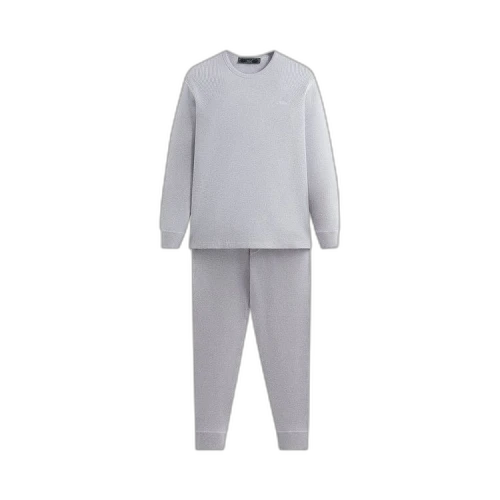 Kith Waffle Thermal Set 'Light Heather Grey'