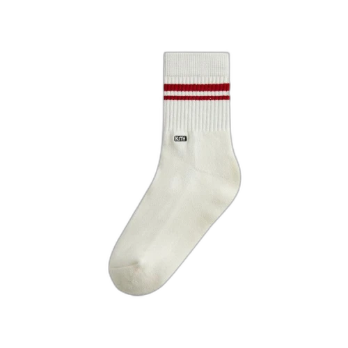 Kith Summer Stripe Mid-Length Sock 'Sandrift'