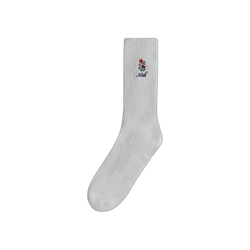 Kith Floral Socks 'White'