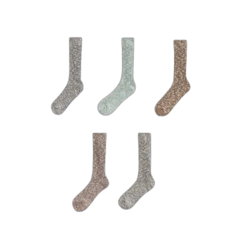 Kith Willet Marled Crew Socks (5 Pack) 'Multicolor'