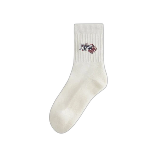 Kith Paisley Embroidery Mid Length Crew Socks 'Whirl'
