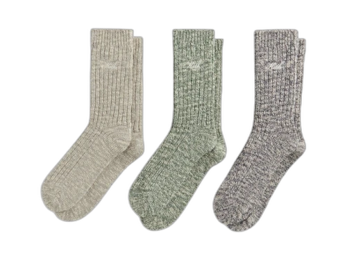 Kith Kithmas 3 Pack Willet Marled Crew Socks Multi