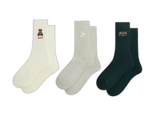 Kith Kithmas 3 Pack Crew Socks Multi