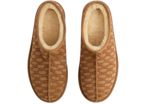 Kith Kithmas Monogram Shearling Slippers Loft