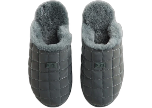 Kith Kithmas Puffed Logo Slippers Machine
