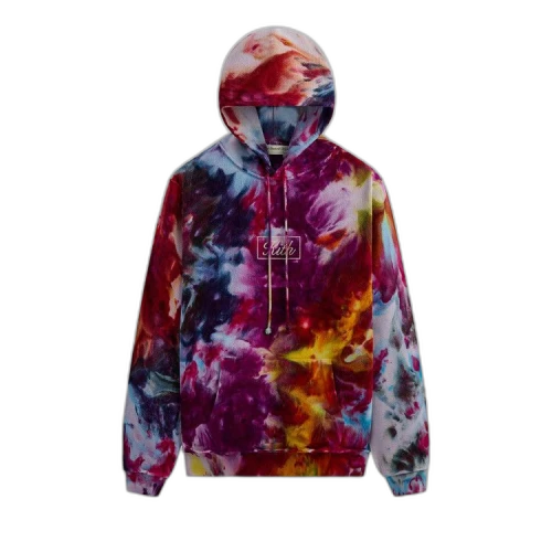 Kith For Advisory Board Crystals Tie Dye Hoodie 'Purple/Gold'