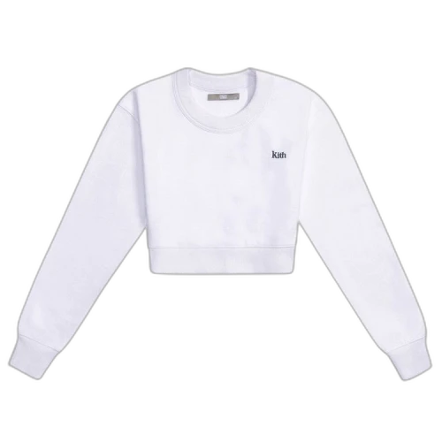 Kith Women Lynn Cropped Crew 'White'
