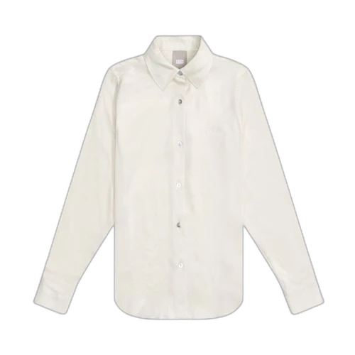 Kith Women Rosewood Satin Shirt 'Waffle'