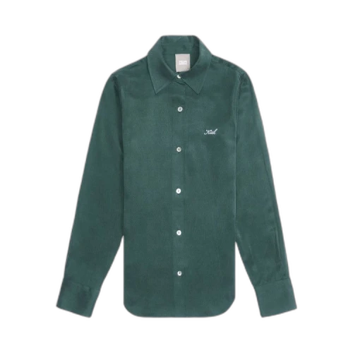 Kith Women Rosewood Satin Shirt 'Stadium'