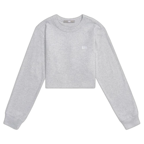 Kith Women Lucy Cropped Long-Sleeve II 'Pavement'