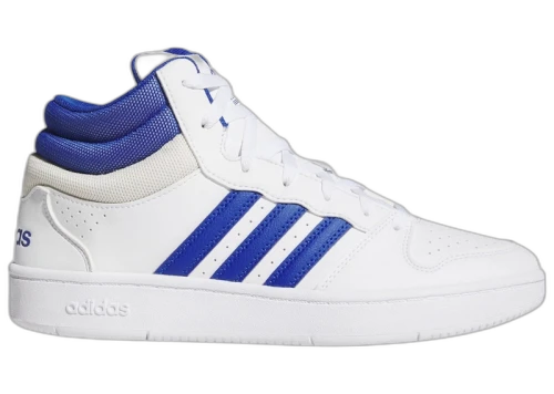 adidas Hoops Mid Classic White Royal Blue