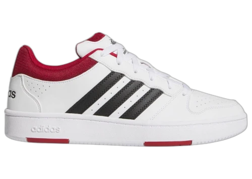 adidas Hoops Classic White Team Victory Red Black