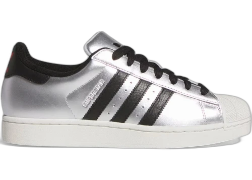 adidas Superstar II Silver Metallic Black