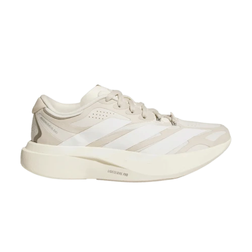 adidas Adizero Evo SL EXO Suede Wonder White Crystal Linen (Women's)