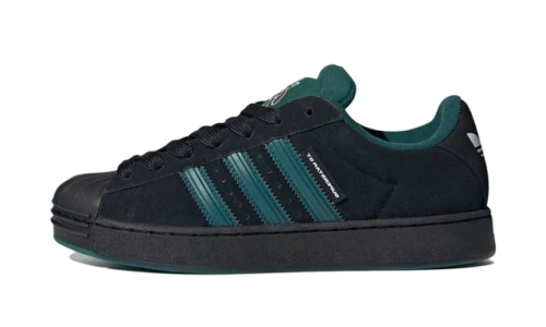 adidas Superstar St 'Core Black & Rich Green'