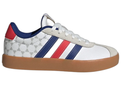 adidas VL Court 3.0 White Pure Ruby Mystery Ink (GS)